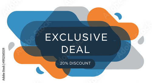 Exclusive Deal Discount Offer Label.