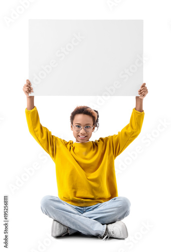 Teenage African-American gi...