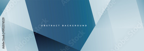 Navy polygonal layers abstract background with soft gradients and geometric depth, clean minimal mood, subtle light reflections and diagonal panels creating corporate hero image for web, ui