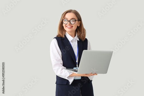 Female business consultant ...