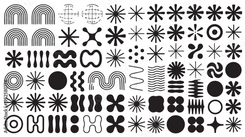 Abstract Geometric Shapes Vector Set for Modern Design Projects