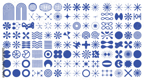 Abstract Geometric Shapes and Symbols Collection