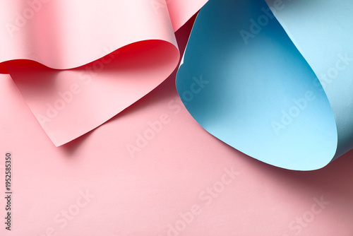 Twisted sheets of colorful ...