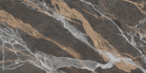 Foto White calacata marble with gray veins for porcelain and ceramic texuture