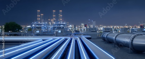 Wallpaper Mural The seamless integration of optimizing energy distribution systems enhances efficient and reliable power flow Torontodigital.ca