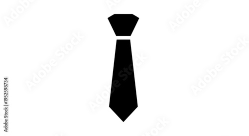 Black Tie Accessory Fashion Icon.
