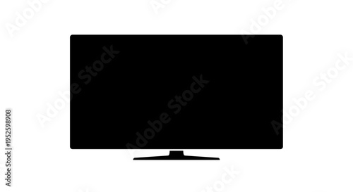 Modern Flat Screen Television Set.