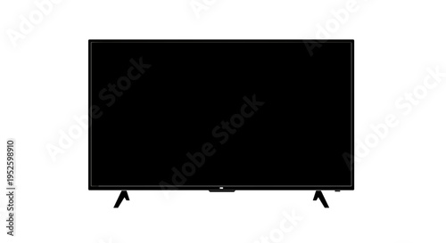 Modern flat screen television set 1.