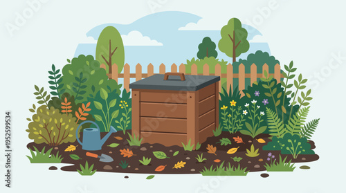 Brown wooden garden shed outdoor structure.