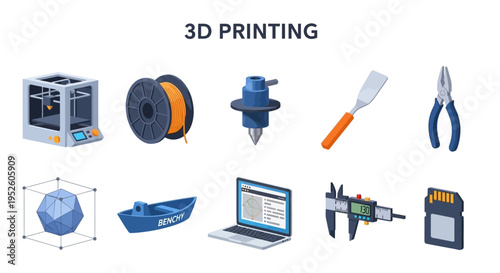3D printing technology and tools.