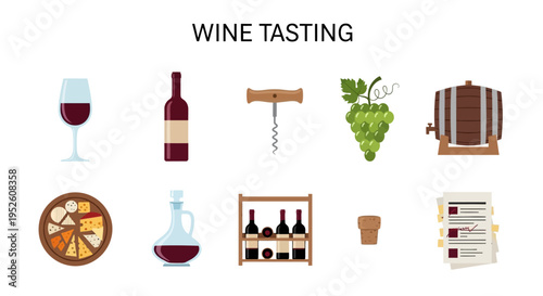 Wine tasting and vineyard accessories.