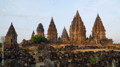 Foto Prambanan temple complex in the morning