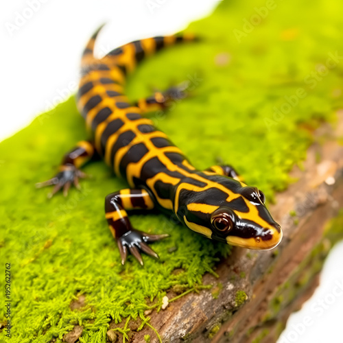 The Tiger Salamander (Ambystoma tigrinum) is one of the largest terrestrial salamanders in North America.