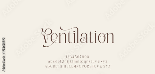 Elegant ligature alphabet letters font logo. Typography luxury classic lettering serif fonts decorative wedding vintage retro logos, design for fashion,beauty shop and brand . vector illustration