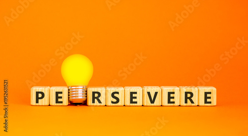 Fotografia Persevere symbol