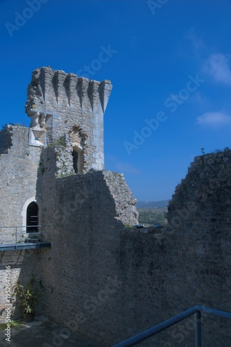 medievil period moorish castle stonework remains