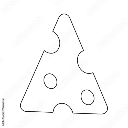 Cheese Icon Outline