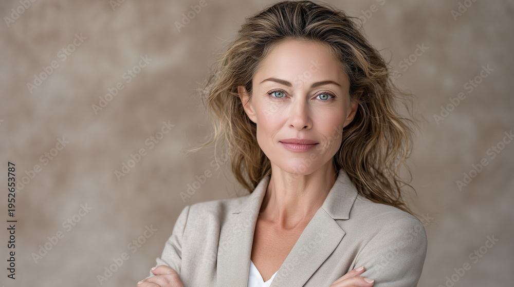 Fototapeta premium HR Director Crossed Arms Professional Corporate Portrait