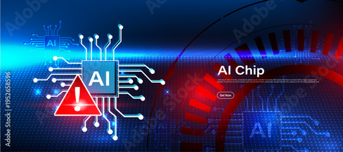 Digital banking scam alert concept with warning sign and fraud transaction icon. Financial cybersecurity system for detecting scams, protecting online banking and preventing digital payment fraud.