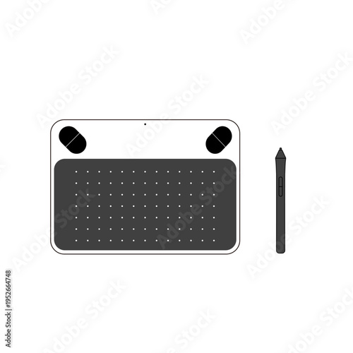 ペンタブレットと付属のペン素材