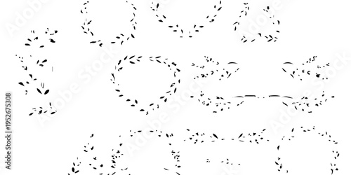 A dirty black ink splat creates a grunge paint texture and splatter design element with a liquid water splash shape for a silhouette art wallpaper or vector frame illustration