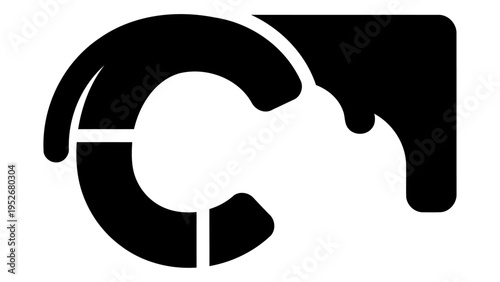 Magnetic curtain holder icon design