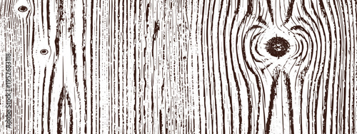 Abstract dark wood grain texture with knot details, a rustic natural background for design and decoration, grain pattern