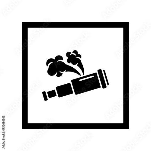 Dream vision telescope symbol representing future goals and strategic planning Vector illustration