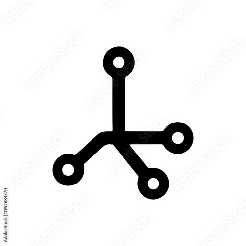 Version control git branch concept representing coding workflow and collaboration Vector illustration