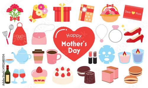 おしゃれな母の日素材コレクション