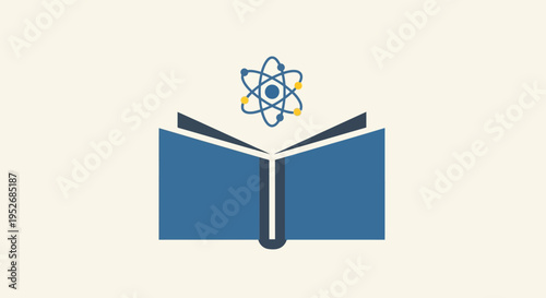 Science Education: The Intersection of Knowledge, Books, and Atomic Structure Depicted