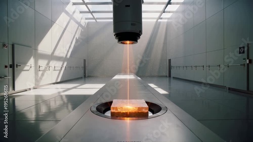 modern manufacturing in clean factory