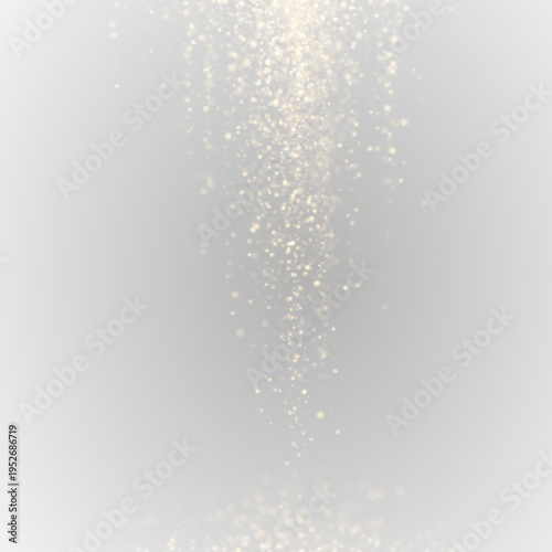 Radiant star particles scatter in magical glowing abstract space. PNG overlay enhances shine. Ideal festive composition.
