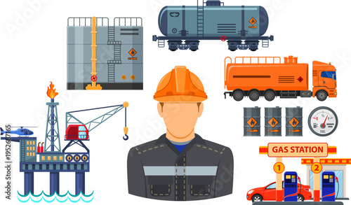 Oil Industry Infographics