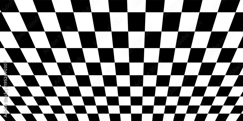 Obraz premium Checkered flag wave on white background design for sport race championship vector illustration. eps10