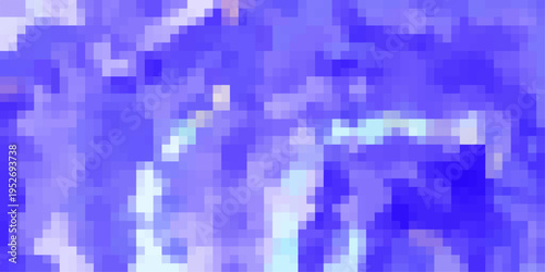 Soft blue and white pixelated abstract background with vertical lines and subtle color variations creating a calm and serene visual