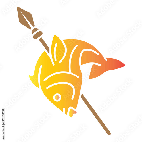 Fish Speared by Spear