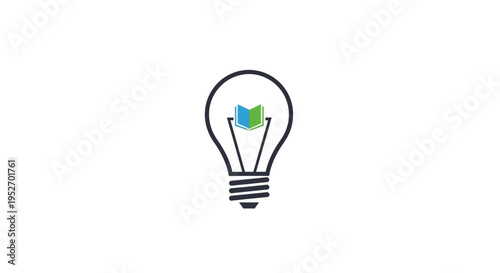 Conceptual illustration representing knowledge, ideas, and the power of reading and education