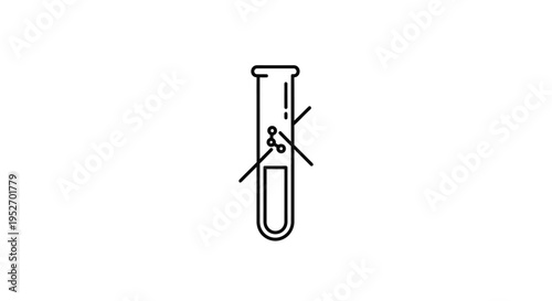 Conceptual representation of banned substances or flawed scientific processes in a laboratory setup