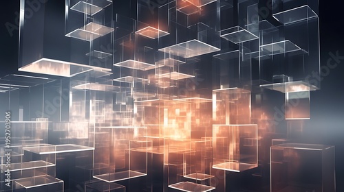 Modern Business Building 3D Render Symbol