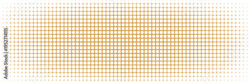 Gold falling down confetti background. Repeated golden dotted glitter pattern. Yellow, orange and golden dots wallpaper.