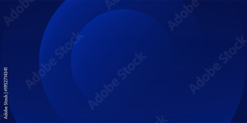 Abstract blue circle line banner background. desiugn graphic blue art.