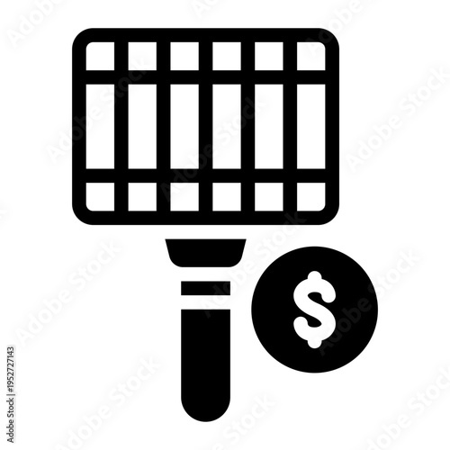 money glyph icon