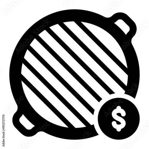 money glyph icon