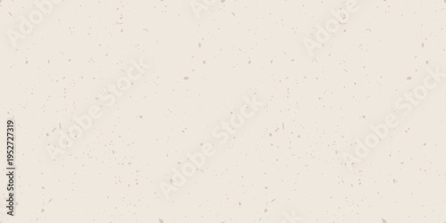 Seamless paper background with Korean rice paper texture. Vintage cream and beige vector pattern with grain, speckle, and soft watercolor noise. Handmade eco craft bg. Rustic rough effect wallpaper