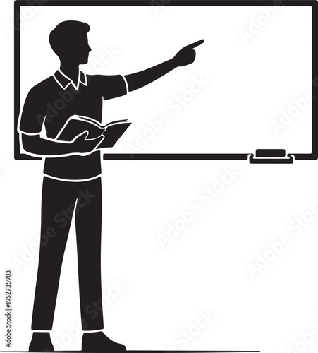 A person interacts with a laptop initiating a process aided by an ai robot assistant