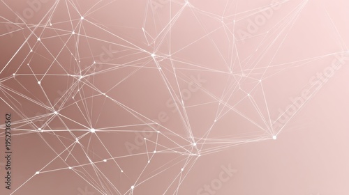 Connection lines create a geometric pattern on a light background showing design elements in a simple, organized way suitable for digital use