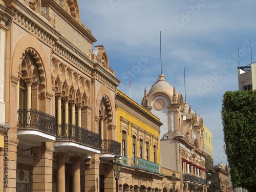 colonial historic architecture of Leon, Guanajuato, Mexico