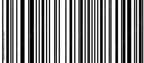 Minimal monochrome vertical stripe pattern inspired by barcodes, abstract binary tech texture for posters, packaging and clean wallpapers