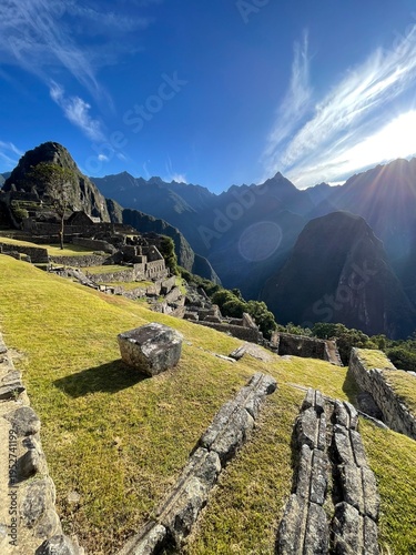 Εκτύπωση καμβά sunrise on machu pichu